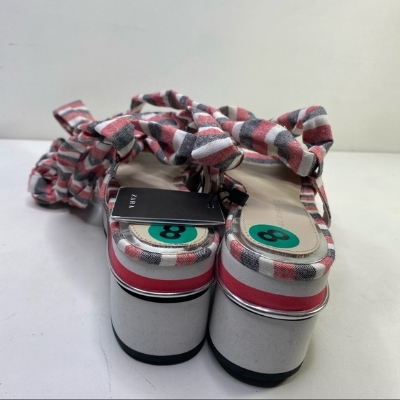 NEW! Zara Ankle wrap Flatforms - Picture 8 of 9